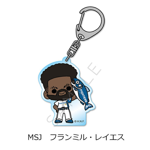 『北海道日本ハムファイターズ』アクリルキーホルダー (しゃけまるつかまえた!) mochocho-SJ フランミル・レイエス